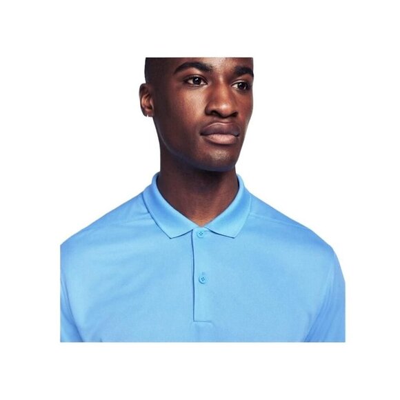 Nike Mens Blue Dri FIT Short Sleeve Collared Golf Polo Shirt Plus Sz XXXL New - Picture 8 of 10